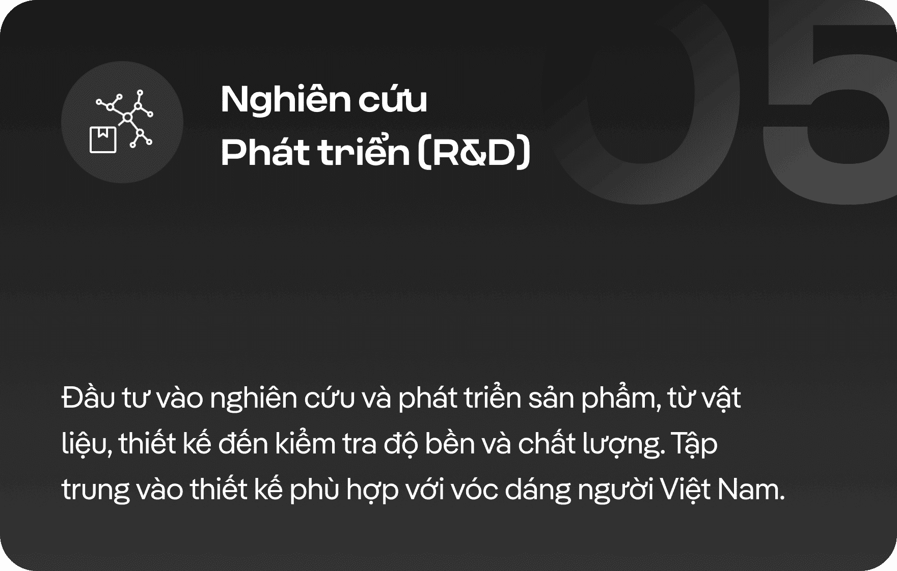Sản Phẩm & Chuỗi Cung Ứng