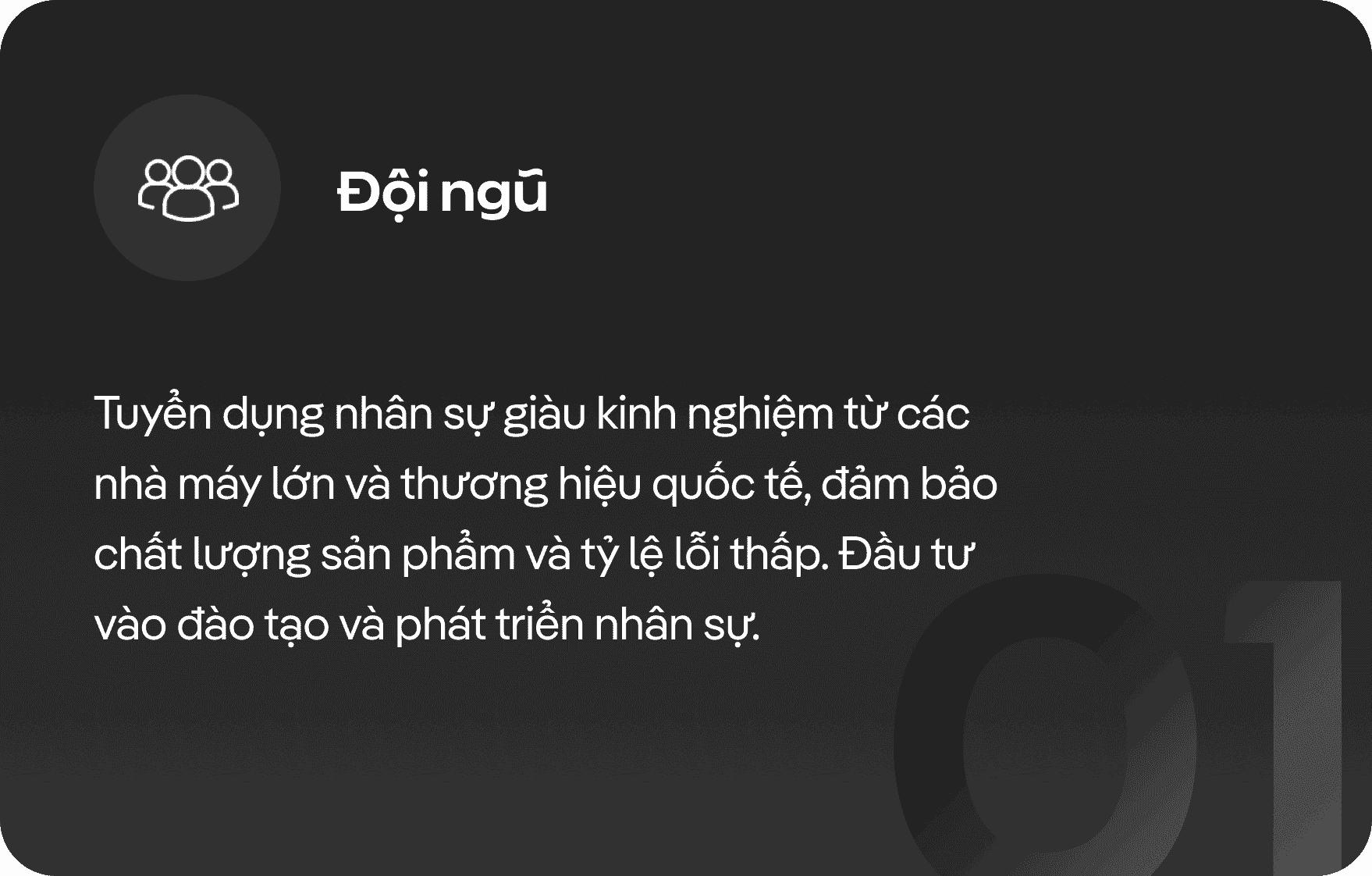 Sản Phẩm & Chuỗi Cung Ứng