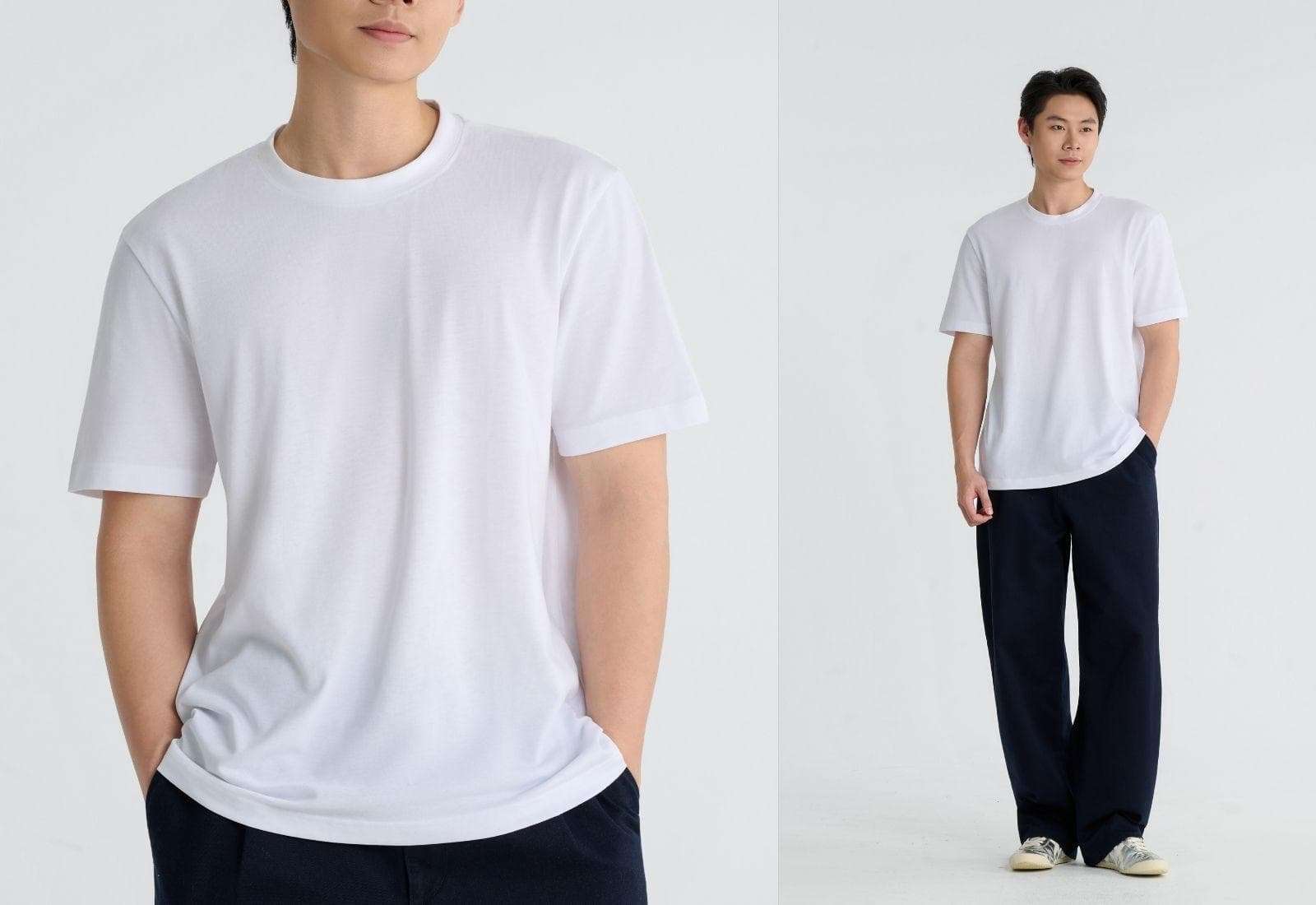 Áo Tshirt Regular Cotton poly 180gsm