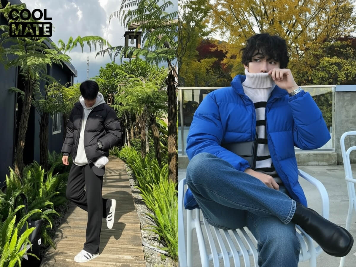 Áo khoác phao nam giữ ấm tốt, thiết kế chần bông đa dạng, phù hợp mùa đông lạnh