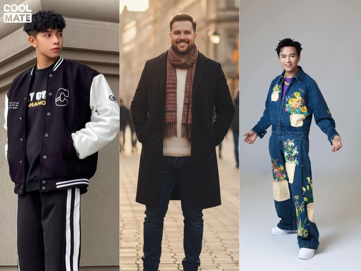 Gợi ý chọn áo khoác mùa đông cho nam theo vóc dáng