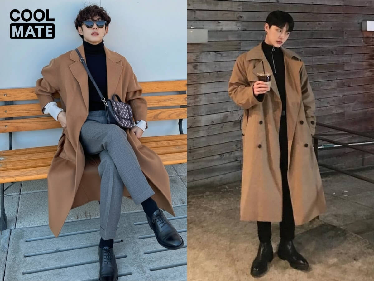 Áo khoác dạ nam (măng tô) sang trọng, ấm áp, phù hợp công sở và sự kiện