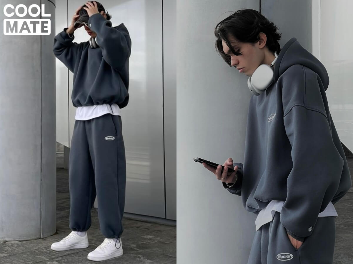 Áo khoác nỉ hoodie nam thoải mái, ấm áp, dễ phối đồ