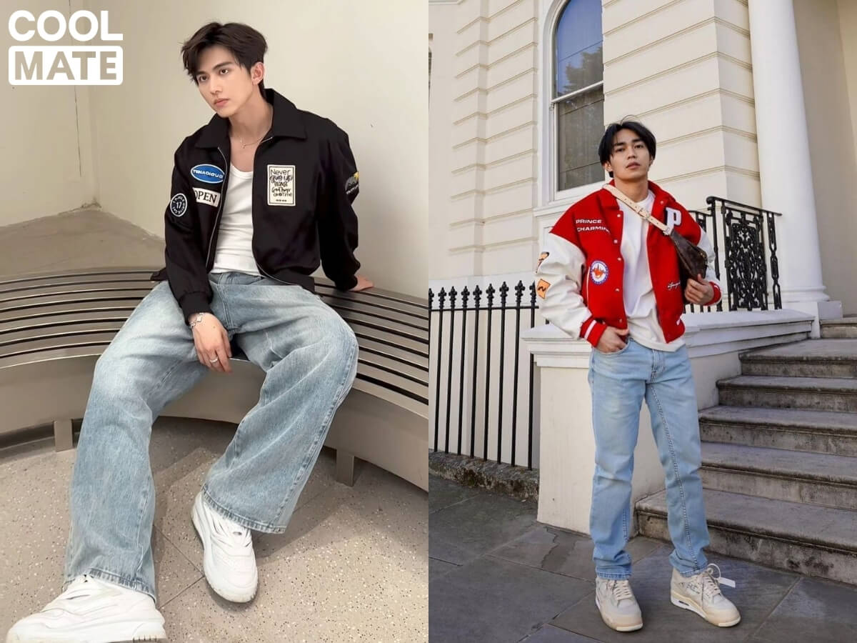 Áo khoác varsity nam phong cách trẻ trung, thể thao, ấm áp