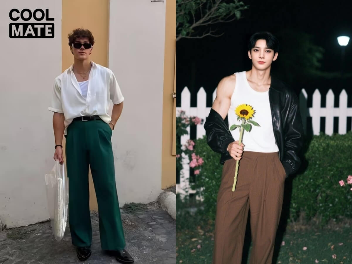 Layering với áo tank top