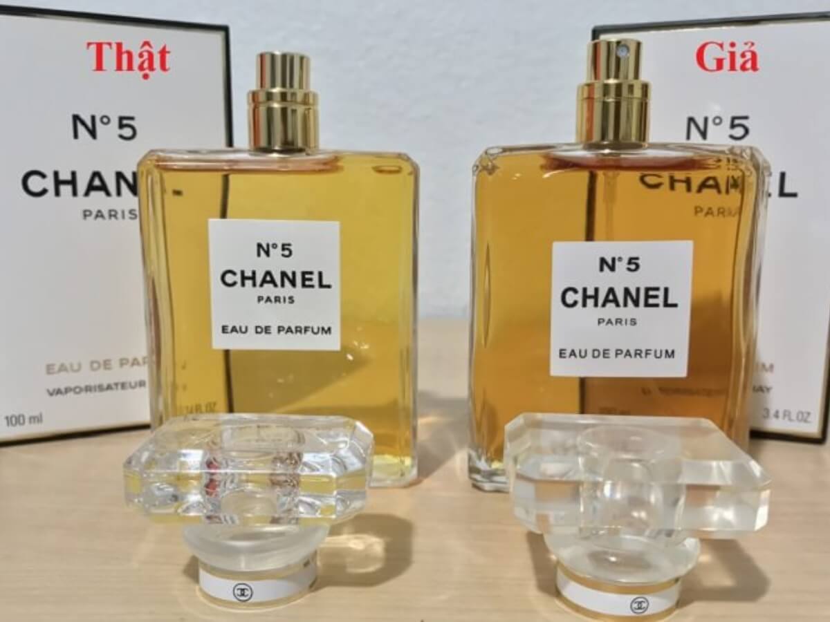Phân biệt nước hoa thật và nước hoa giả bằng chất liệu chai và thiết kế