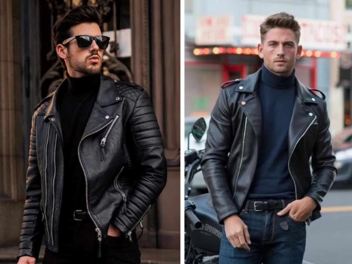Áo khoác da Biker gắn liền với hình ảnh mạnh mẽ, nổi loạn