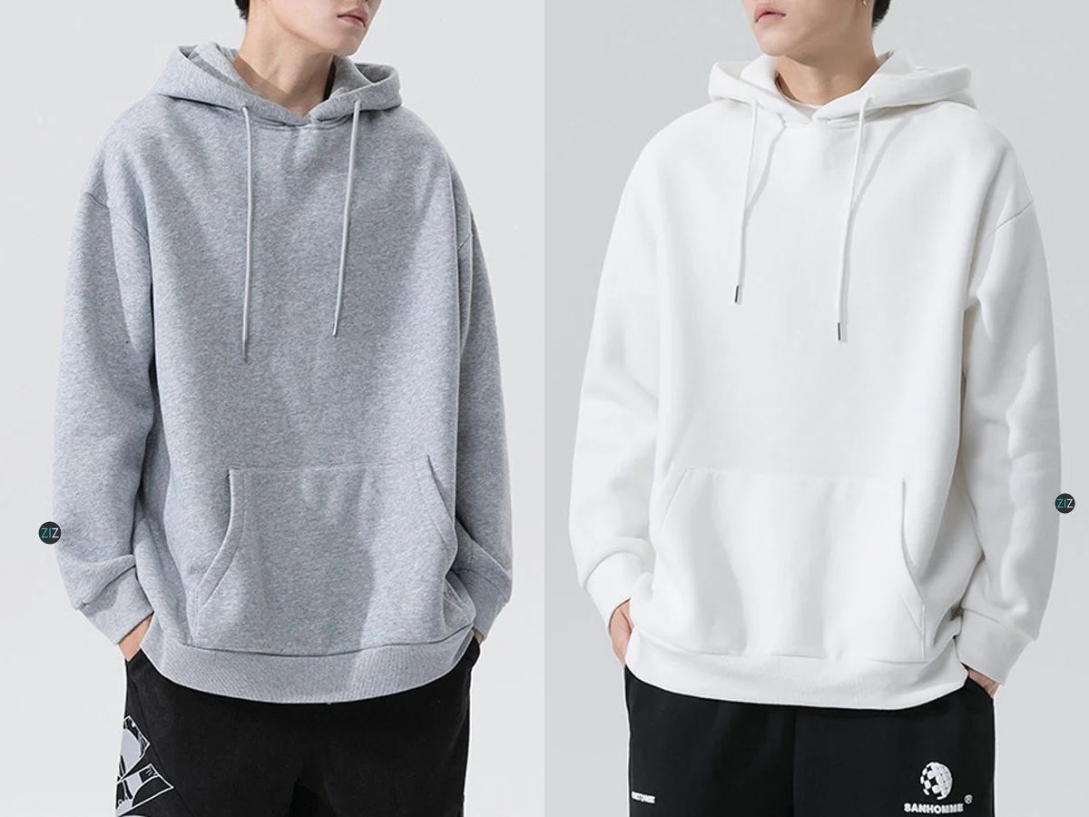 Form dáng áo hoodie nam
