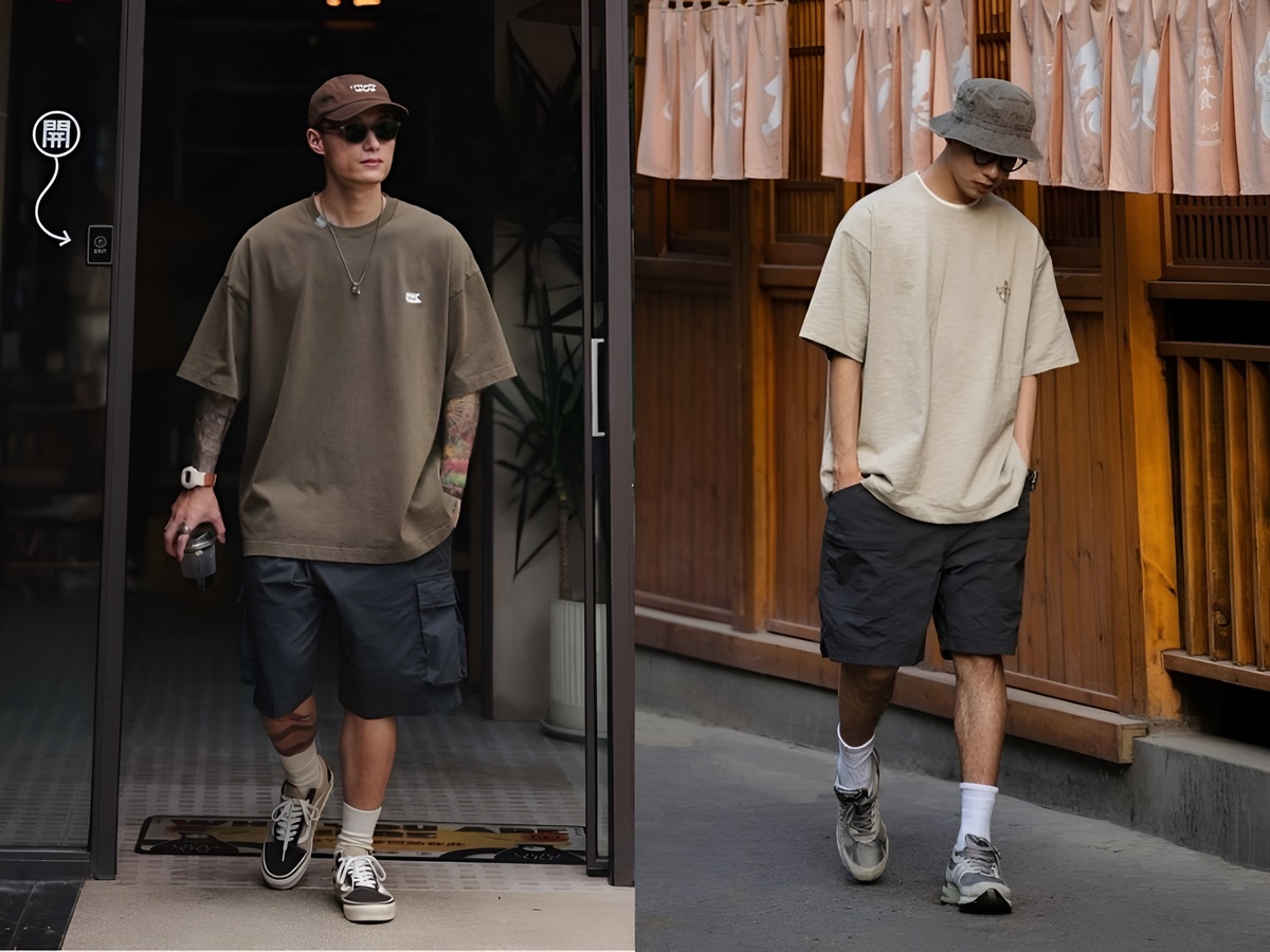 Lựa chọn áo oversize nam ít họa tiết, đơn giản