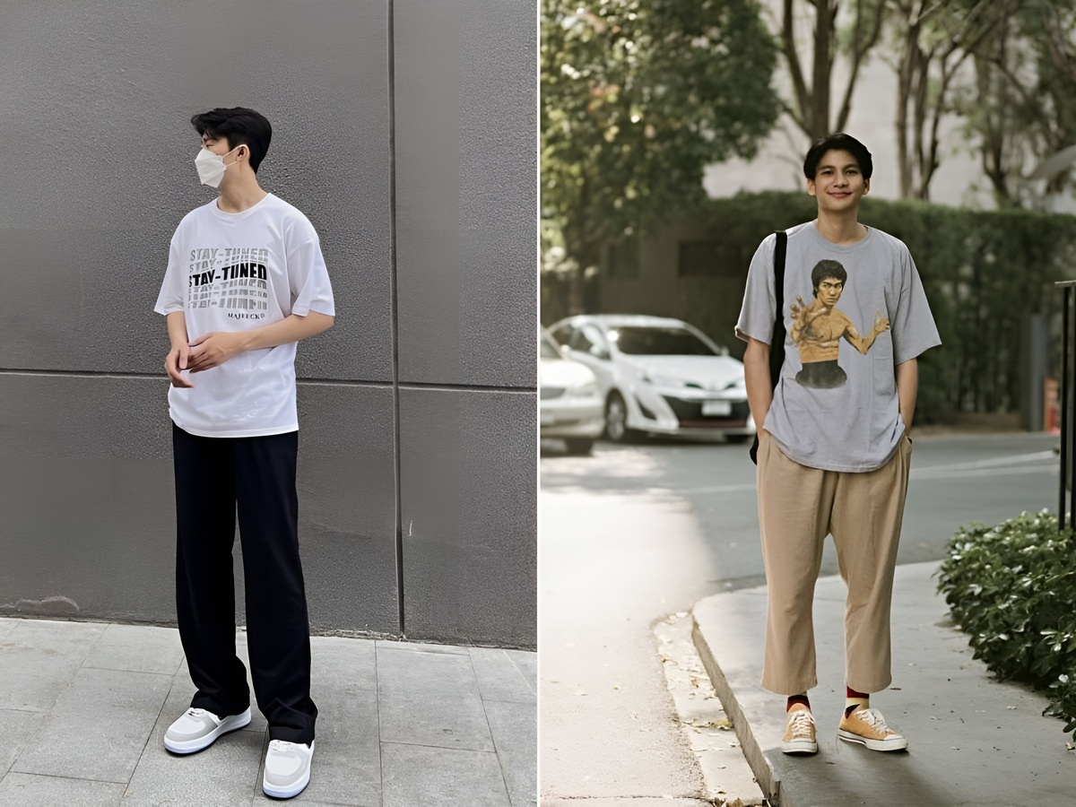 Cá tính với quần baggy