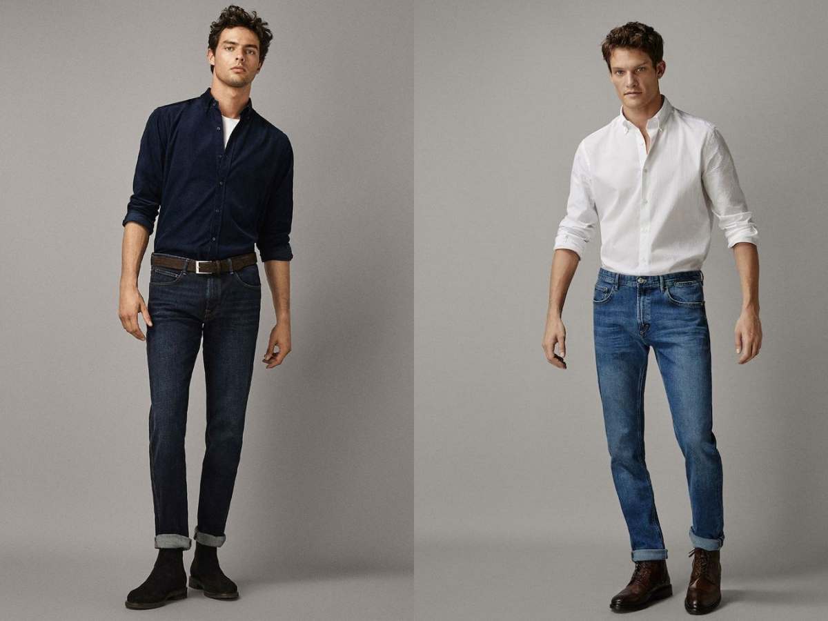 Phối giày chelsea boot và quần jeans nam