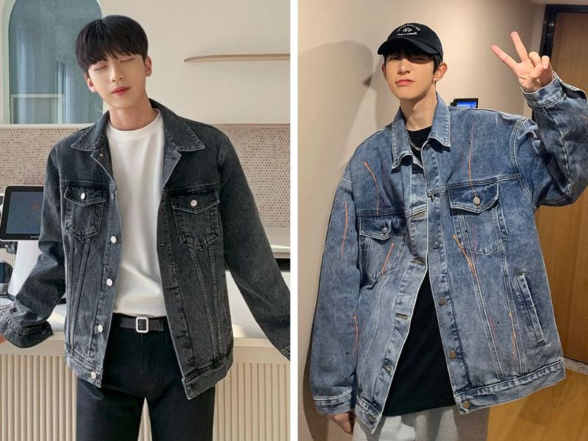 Áo khoác denim mang vẻ phóng khoáng, nam tính