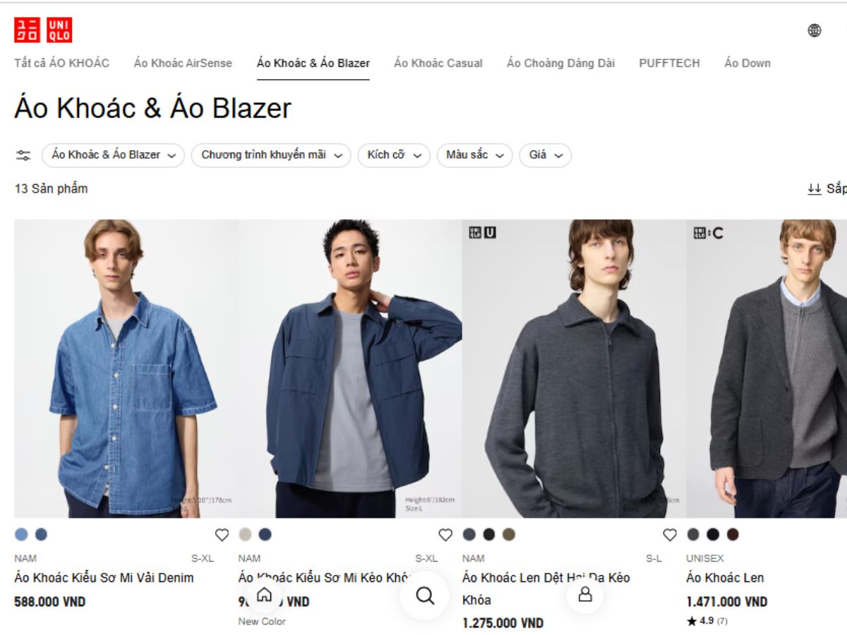 Uniqlo nổi tiếng toàn cầu với chất lượng chuẩn Nhật 