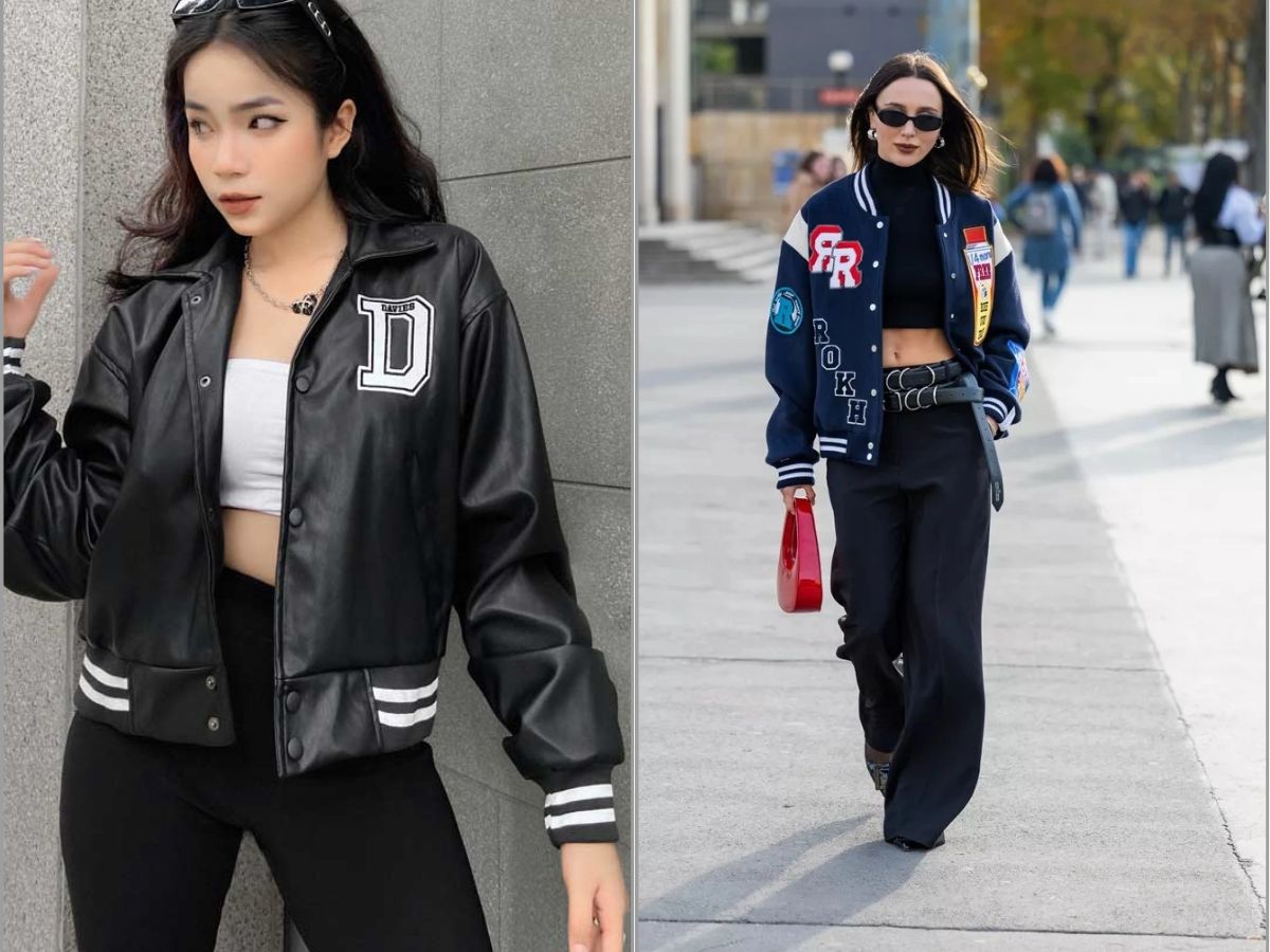 Cách phối này khoe trọn vòng eo gọn gàng